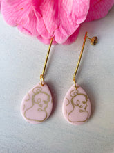 Load image into Gallery viewer, Fierce femme pink dangles #2
